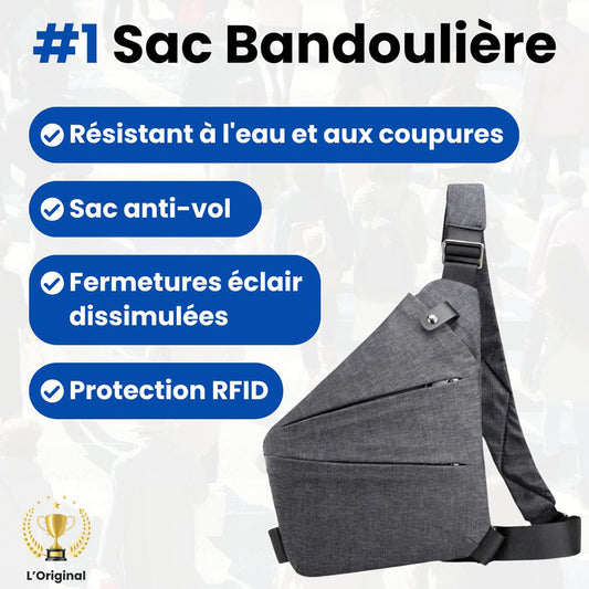 Sac à bandoulière anti-vol