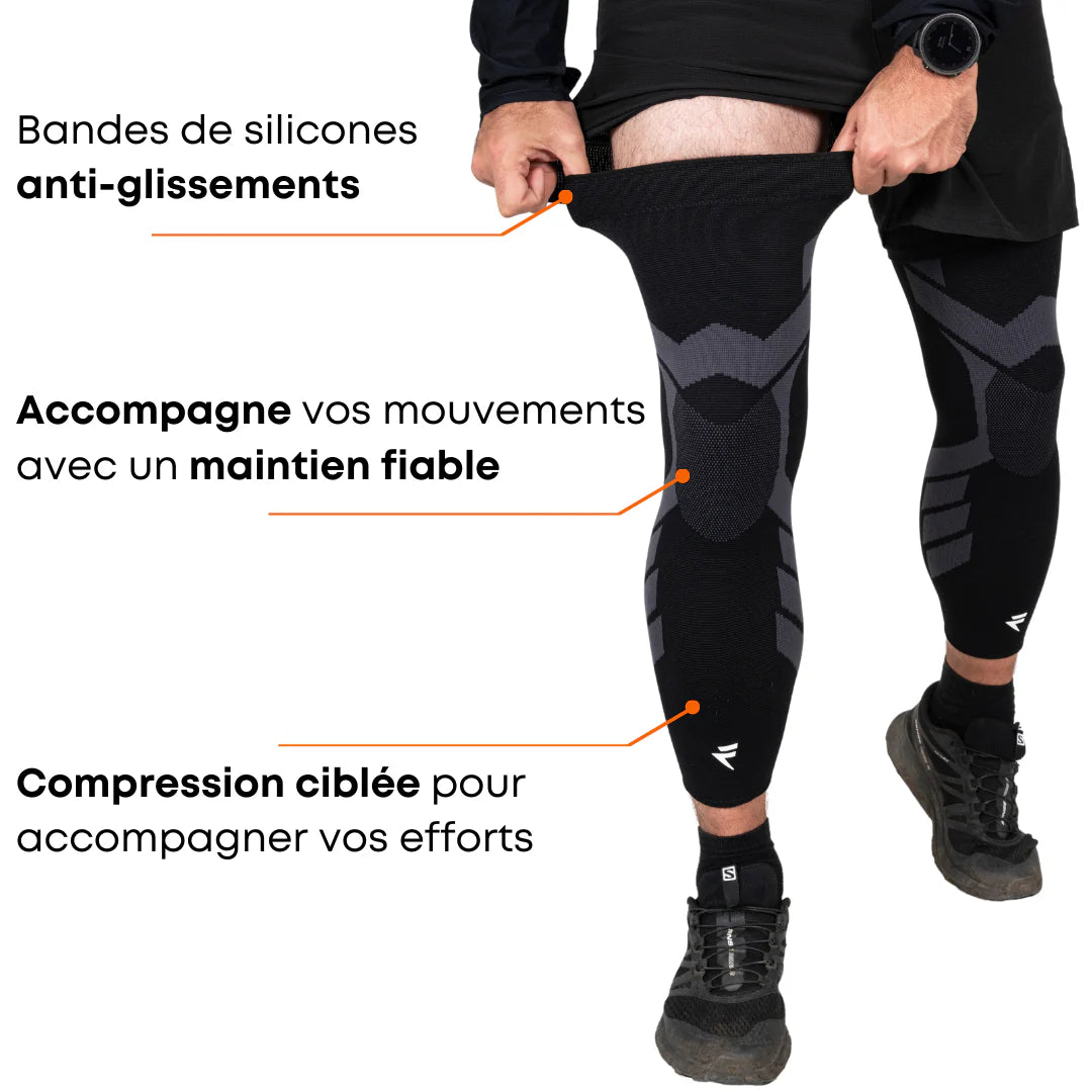 Maintien de compression - tissu respirant et anti-irritation